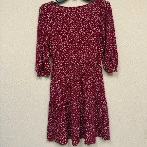 Kaileigh Magdalena Knit Tiered Dress - S - Picture 2 of 4